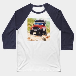 Landrover Defender Classic in Moab, Utah, USA Baseball T-Shirt